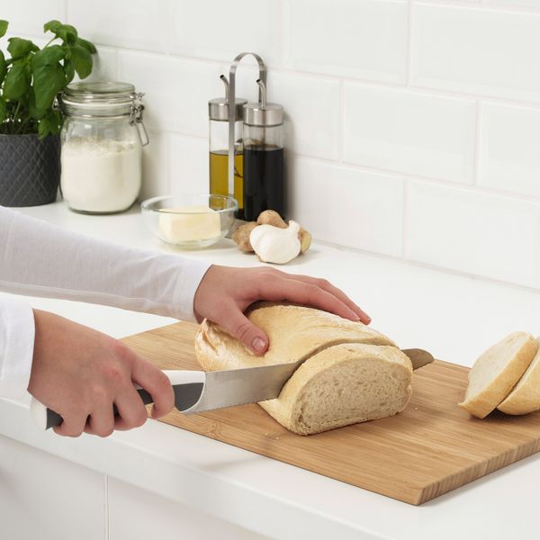 Набор ножей, 3 штуки, светло-серый, белый IKEA ÄNDLIG ЭНДЛИГ 604.400.39 - фото 2