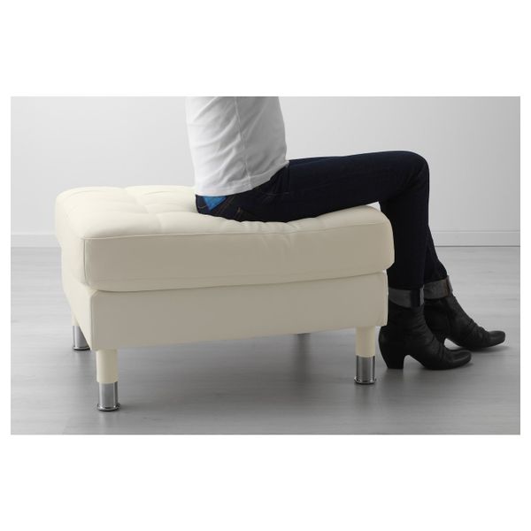 Табурет для ног, Гранн/Бумстад белый, металл IKEA LANDSKRONA ЛАНДСКРУНА 692.488.95 - фото 3