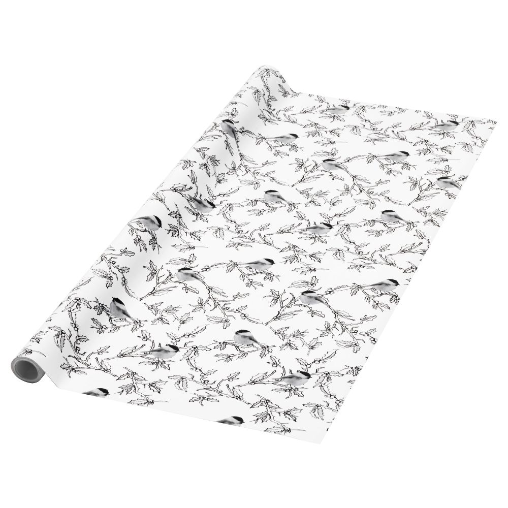 Рулон оберточной бумаги ВИНТЕР 2016, белый, птица (5x0.7 м) - фото 1