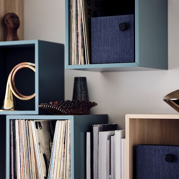 Шкаф, 35x25x35 см, серо-бирюзовый IKEA EKET 504.741.43 - фото 5