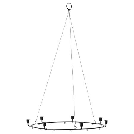 Канделябр на 7 свечей ВИНТЕР 2017, черный