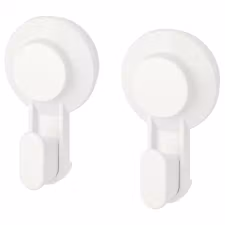 TISKEN Крючок с присоской - белый