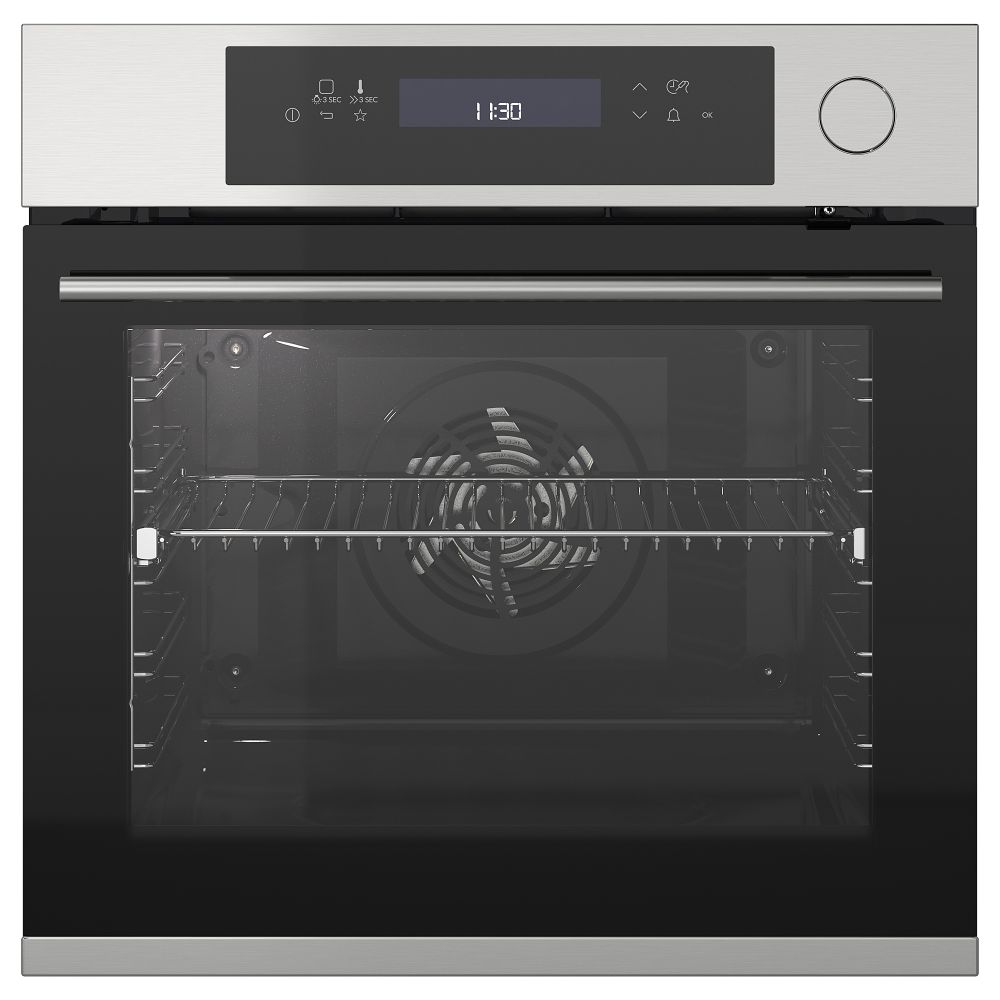 Духовка с горячим обдувом и финкцией пара, нержавеющая сталь IKEA KULINARISK КУЛИНАРИСК 704.210.83 - фото 1