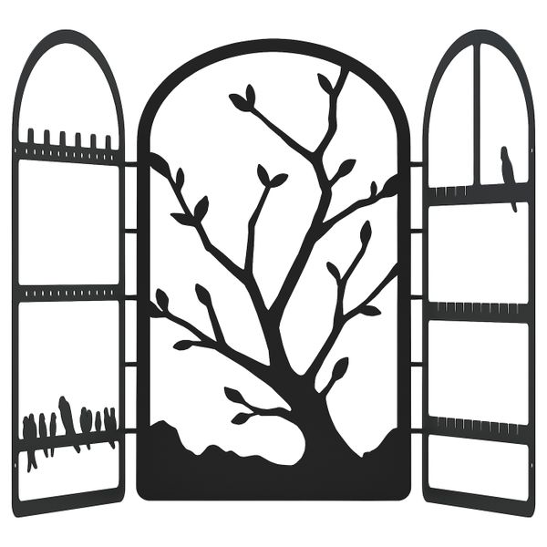 Подставка для украшений, черный 20x38 см IKEA AKROBATISK АКРОБАТИСК 304.700.42 - фото 1