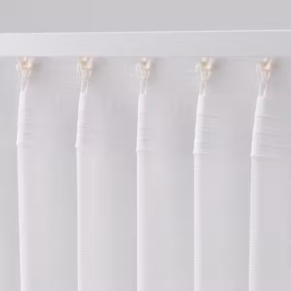 GJERTRUD Гардины, 2 шт. - белый/с лентой 145x300 см - фото 5