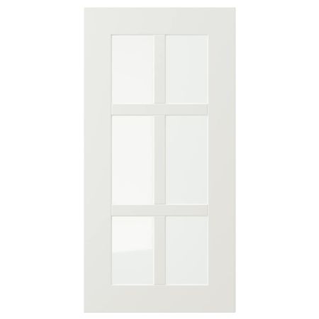 Стеклянная дверь, белый 30x60 см IKEA STENSUND СТЕНСУНД 104.514.26
