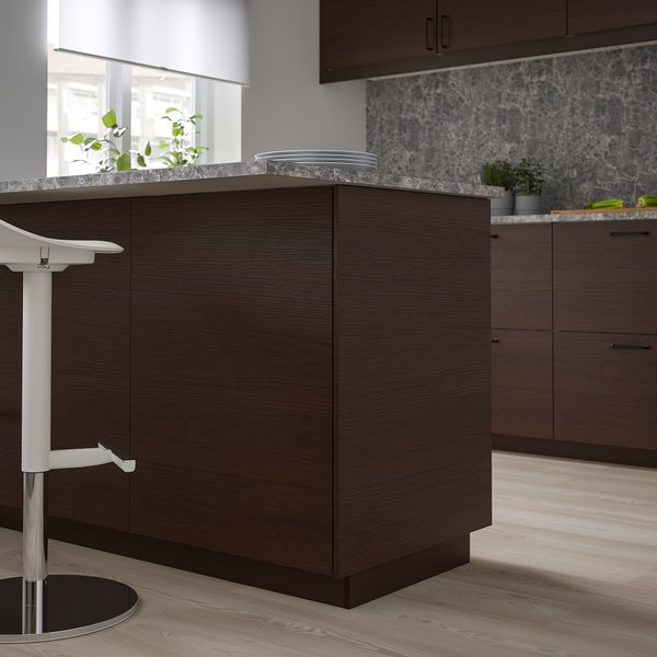 Накладная панель, 39x106 см, темно-коричневый под ясень IKEA ASKERSUND АСКЕРСУНД 004.252.30 - фото 5