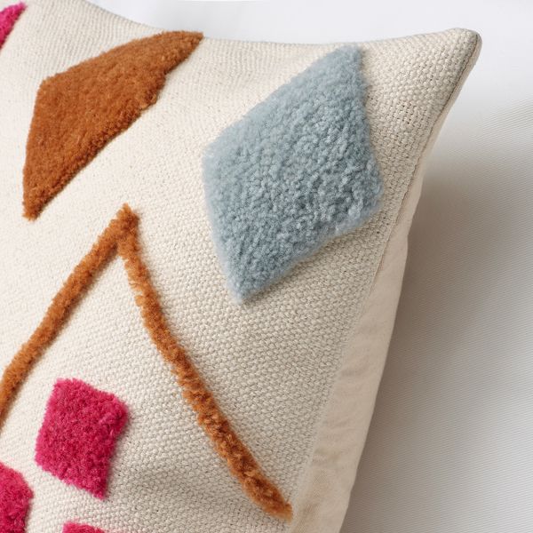 Чехол на подушку, неокрашенный/разноцветный 50x50 см IKEA BRUNSTARR БРУНСТАРР 904.999.62 - схема-чертеж с размерами