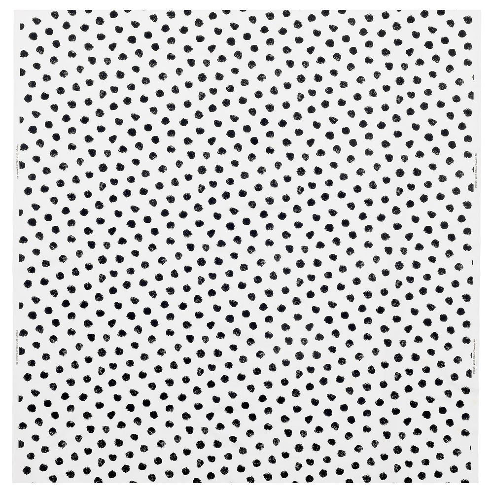 Ткань, белый, черный 150 см IKEA SKÄGGÖRT СКЭГГОРТ 404.206.69 - фото 1