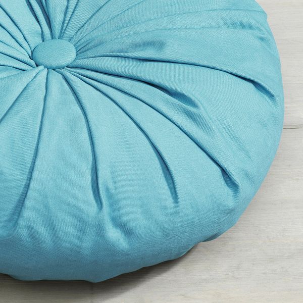 Подушка, круглой формы синий 40 см IKEA SAMMANKOPPLA САММАНКОППЛА 604.643.27 - схема-чертеж с размерами