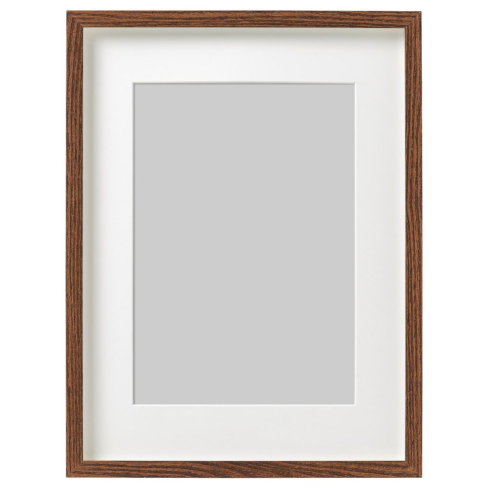 Рама, классический коричневый 30x40 см IKEA HOVSTA ХОВСТА 103.657.49 - фото 1