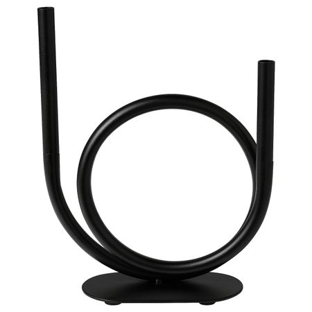 Ваза, черный 24 см IKEA FINLEMMAD ФИНЛЕММАД 205.066.16