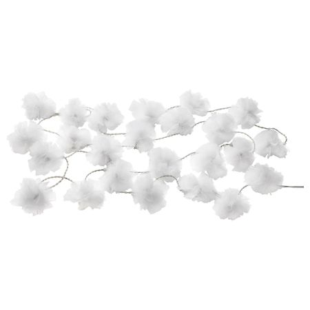Гирлянда, 24 светодиода, для помещений, тюль белый IKEA LIVSÅR ЛИВСОР 304.015.10