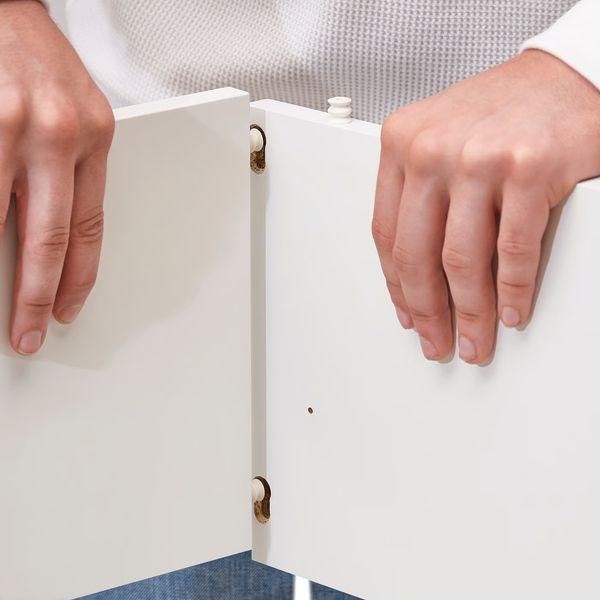 VIHALS Гардероб 2-дверный - белый 105x57x200 см - фото 5