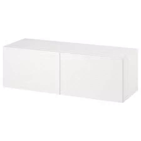 BESTÅ Комбинация настенных шкафов - белый/Laxviken белый 120x42x38 см