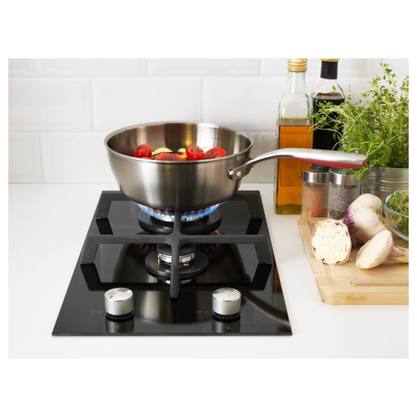 Газовая панель "домино", 2 конфорки, черный, 29 см IKEA МЁЙЛИГ 402.371.52 - фото 2
