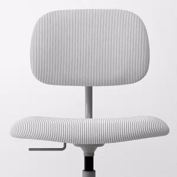 BLECKBERGET Рабочий стул - Klovsta белый/серый - фото 7