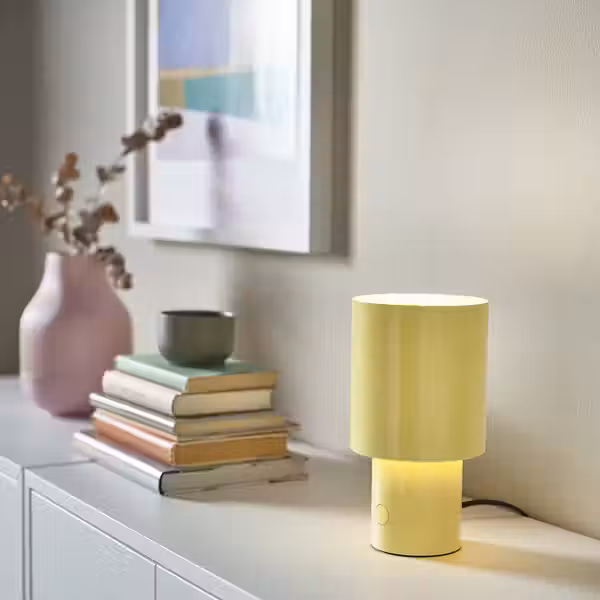 SPETSBOJ Лампа настольная - регулируемая яркость/желтый 22 см - фото 3