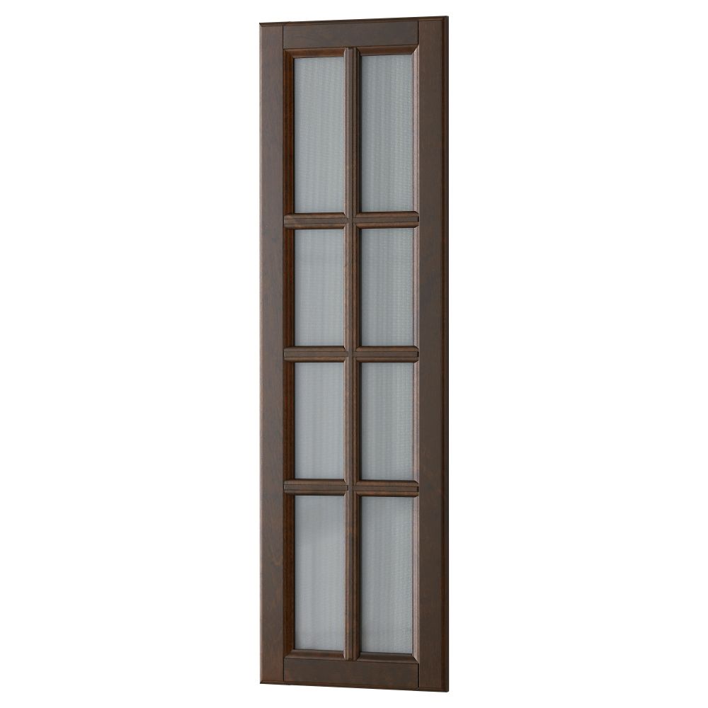 Стеклянная дверь ДАЛАРНА, темно-коричневый - схема-чертеж с размерами