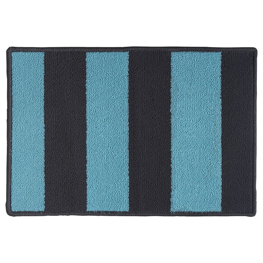 Придверный коврик, серый/синий 40x60 см IKEA STAVN СТАВН 904.839.75 - фото 1