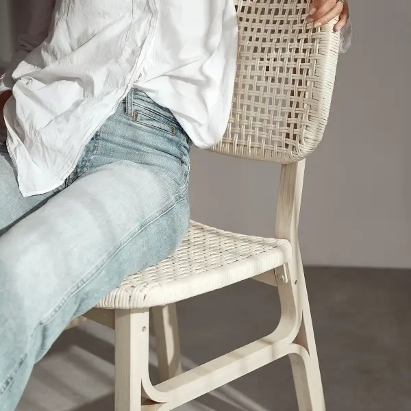 VOXLÖV Стул - светлый бамбук - фото 3