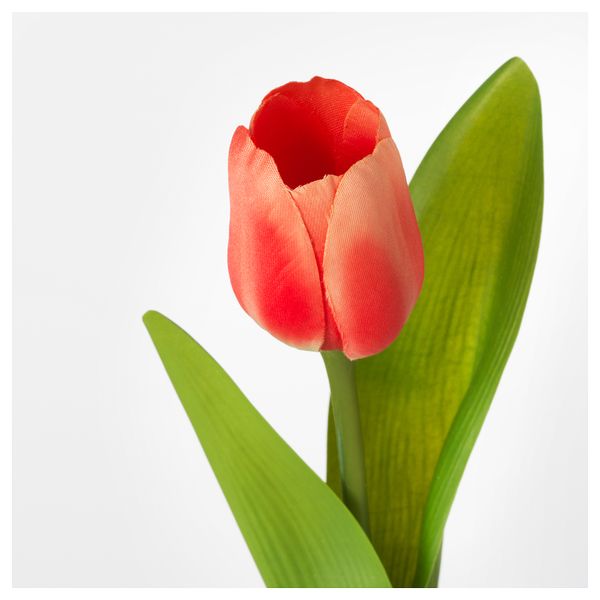 Цветок искусственный СМИККА, Тюльпан, оранжевый (32 см) - схема-чертеж с размерами