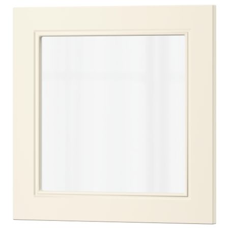 Стеклянная дверь ХИТАРП, белый с оттенком