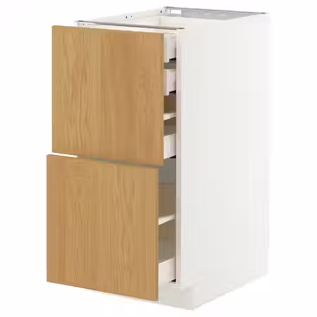 METOD / MAXIMERA Напольн шк 2фасада/2низ/1срд/1вс ящ