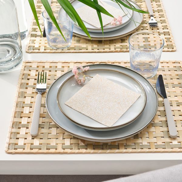 Салфетка бумажная 24x24 см IKEA SOMMARDRÖM СОММАРДРЁМ 704.949.27 - схема-чертеж с размерами