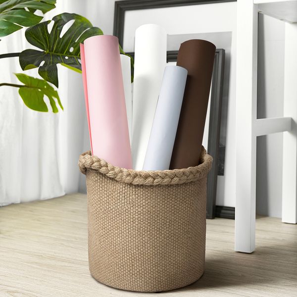 Корзина, джут, спираль, 26x25x25 см IKEA MÄVINN 105.877.69 - фото 3