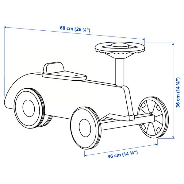 IKEA, дополнительный ракурс - схема-чертеж с размерами