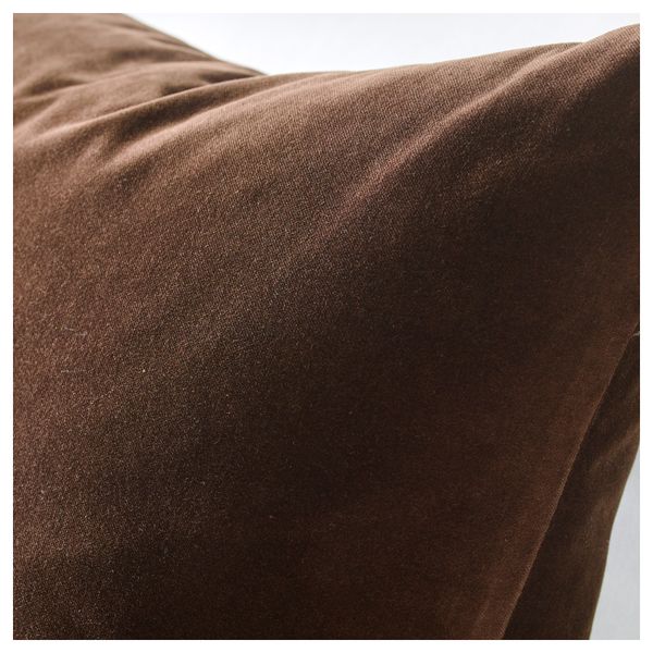 Чехол на подушку САНЕЛА, коричневый (50x50 см) - фото 2