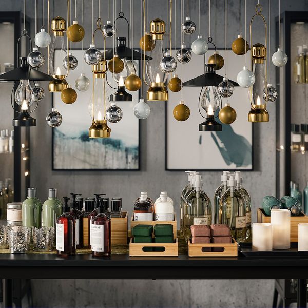 Светодиодный фонарь, с батарейным питанием/желтая медь IKEA STRÅLA СТРОЛА 104.766.91 - схема-чертеж с размерами