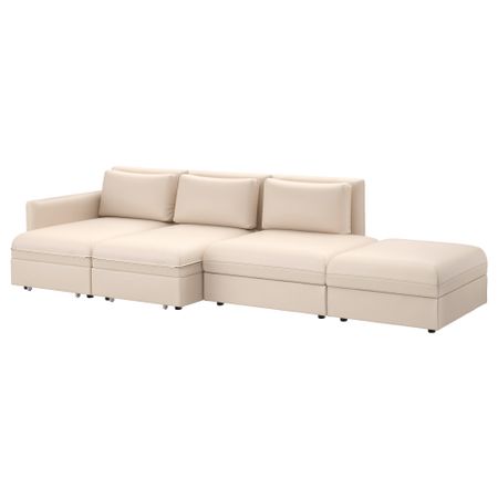 4-местный диван-кровать ВАЛЛЕНТУНА, Мурум бежевый