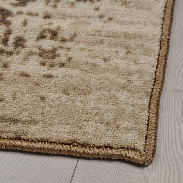 Ковер, короткий ворс, с рисунком/бежевый 80x125 см IKEA GERLEV ГЕРЛЕВ 304.897.82 - схема-чертеж с размерами