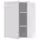METOD Навесной шкаф с полками - белый/Aspudden светло-серый 60x80 см
