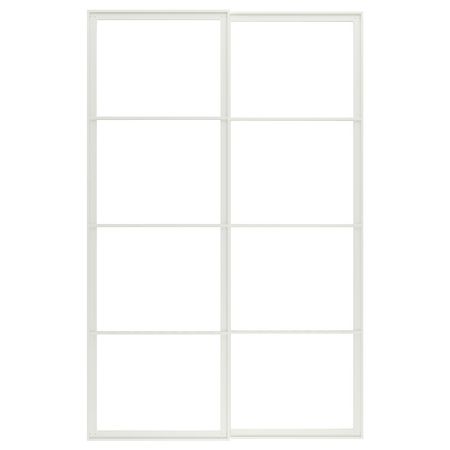 PAX Рама д/раздв дврц, с направл, 2 шт - белый 150x236 см