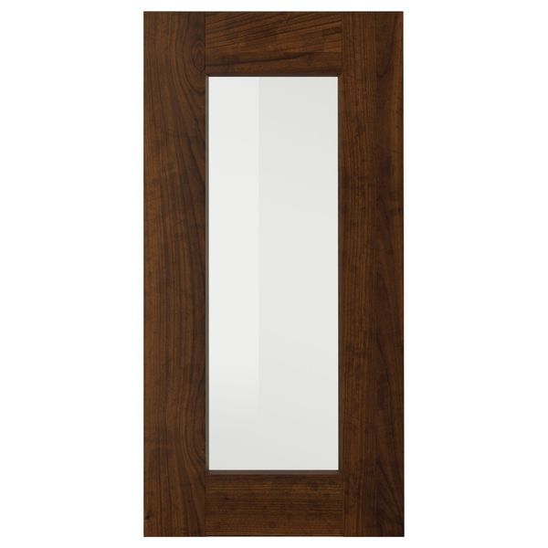 Стеклянная дверь ЭДСЕРУМ, под дерево коричневый - фото 1