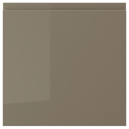 VOXTORP Дверь - глянцевый темный серо-коричневый 40x40 см