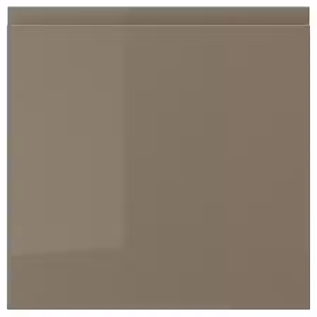 VOXTORP Дверь - глянцевый темный серо-коричневый 40x40 см