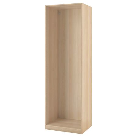 PAX Каркас гардероба - под беленый дуб 75x58x236 см