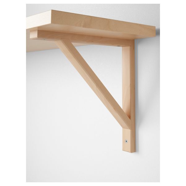 Консоль, береза, 18x23 см IKEA ЭКБИ ВАЛЬТЕР 103.839.46 - схема-чертеж с размерами