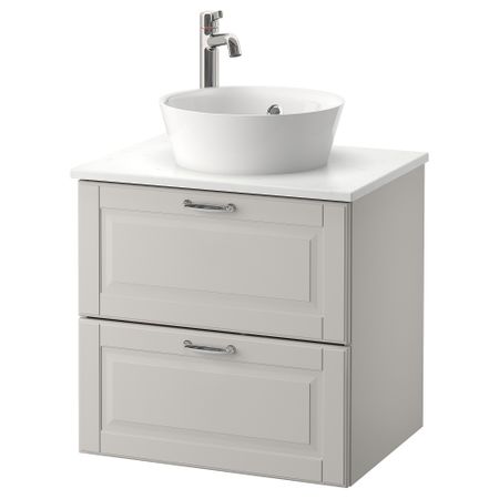 Шкаф со столешницей 40см раковина, 62x49x75 cm IKEA KATTEVIK КАТТЕВИК, GODMORGON ГОДМОРГОН, TOLKEN ТОЛКЕН 193.083.25