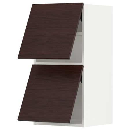 Навесной шкаф, 2 дверцы, горизонтальный, 40x80 cm IKEA METOD МЕТОД 293.930.64