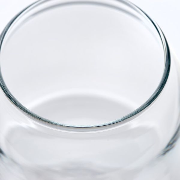 Ваза/подсвечник для греющей свечи, стекло 10 см IKEA MJÖLKIG МЬЁЛКИГ 805.229.20 - схема-чертеж с размерами