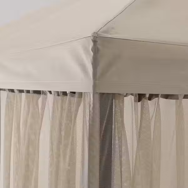 HIMMELSÖ Павильон с сеткой - темно-серый/серо-бежевый - фото 5