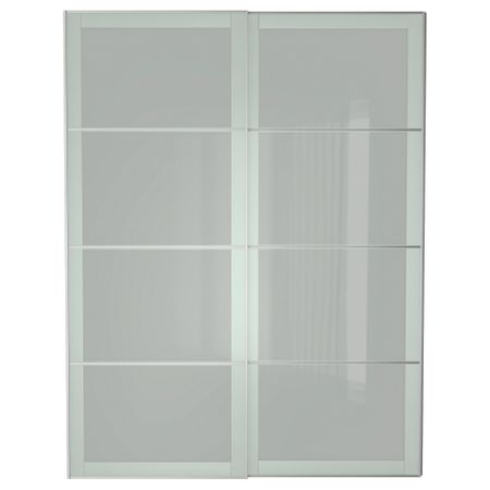 Пара раздвижных дверей СЭККЕН, матовое стекло