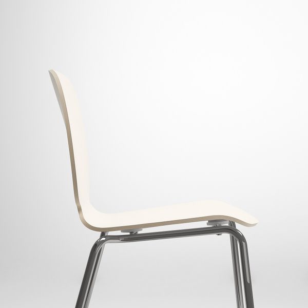 Стул, белый/Брур-Инге хромированный IKEA SVENBERTIL СВЕН-БЕРТИЛЬ 192.272.92 - фото 5
