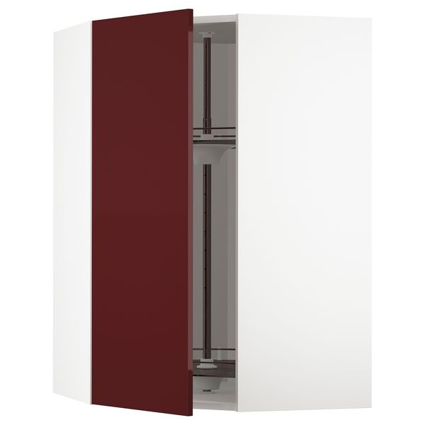 Угловой навесного шкаф с вращающейся секцией, 68x100 cm IKEA METOD МЕТОД 793.269.44 - фото 1