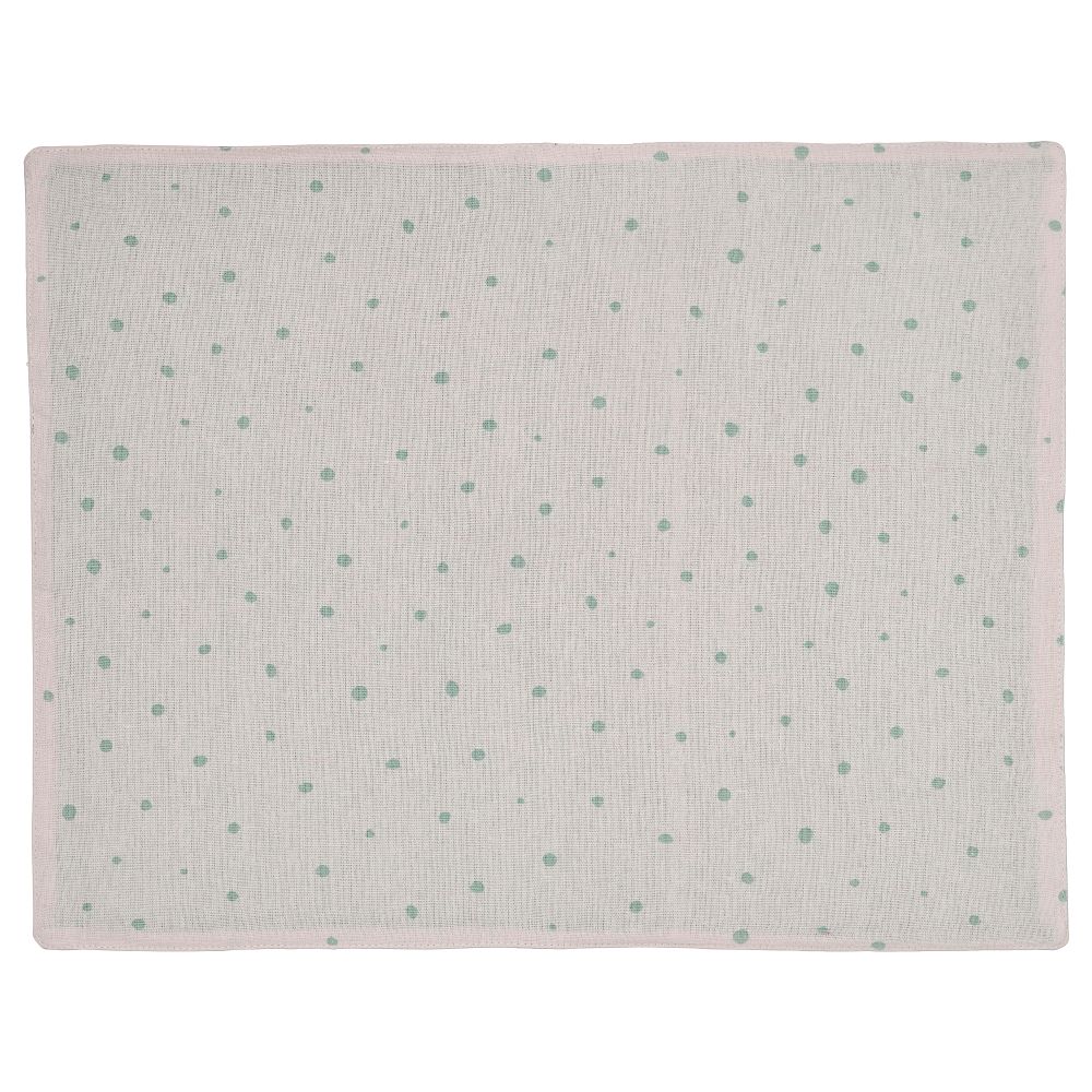 Салфетка под приборы, белый, голубой, 45x35 см IKEA NISSÖGA 305.550.55 - фото 1